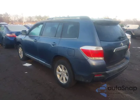 2013 Toyota Highlander Se V6 from USA, damaged, VIN 5TDBK3EH3DS247082